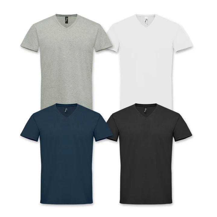 SOLS Imperial Mens V Neck T-Shirt - image 2