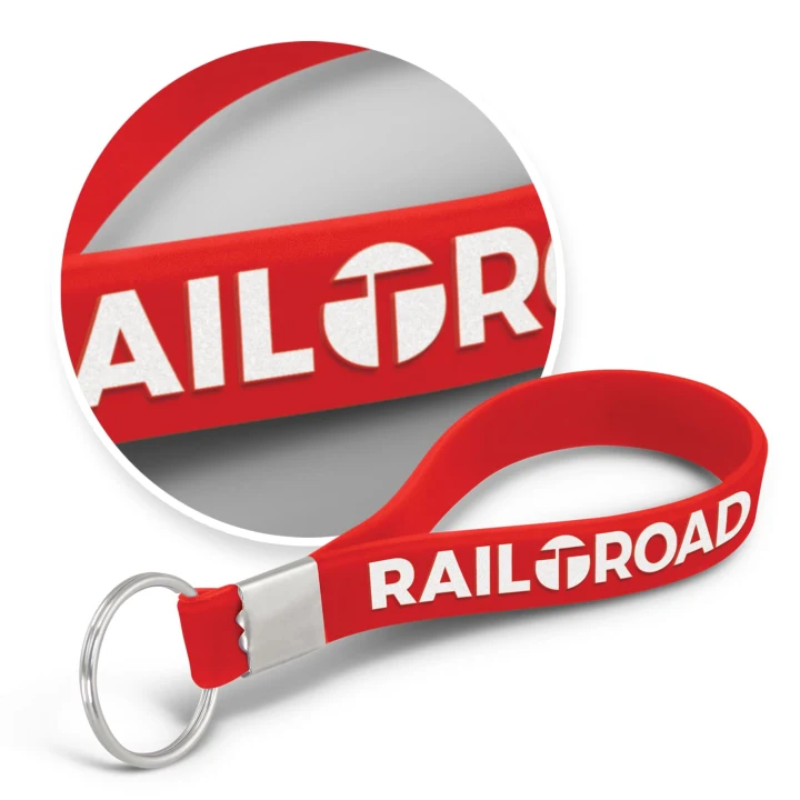 Silicone Key Ring - Embossed - image 16