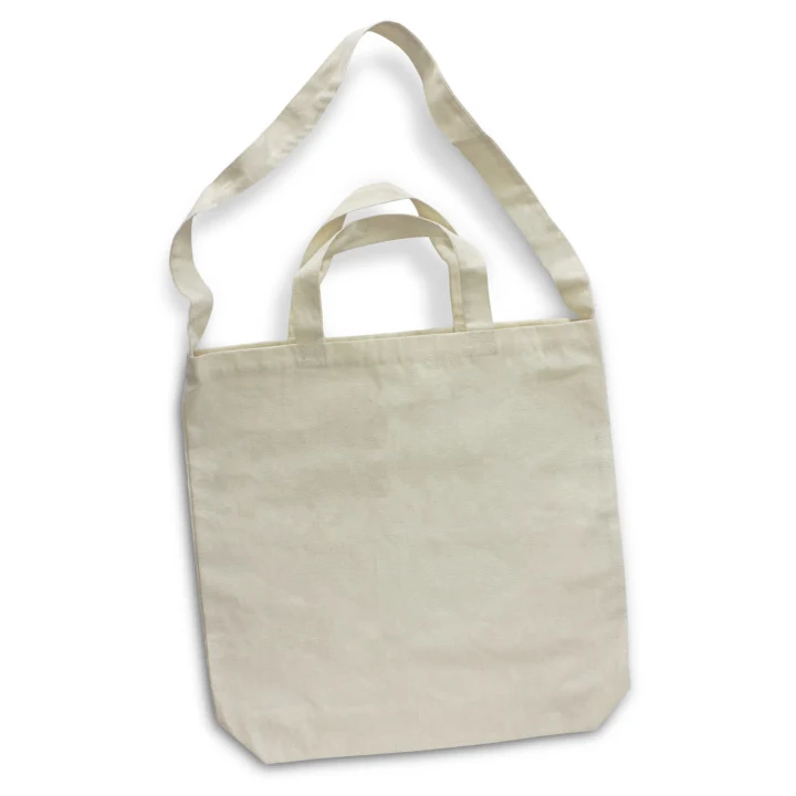 Cotton Shoulder Tote Bag - image 3