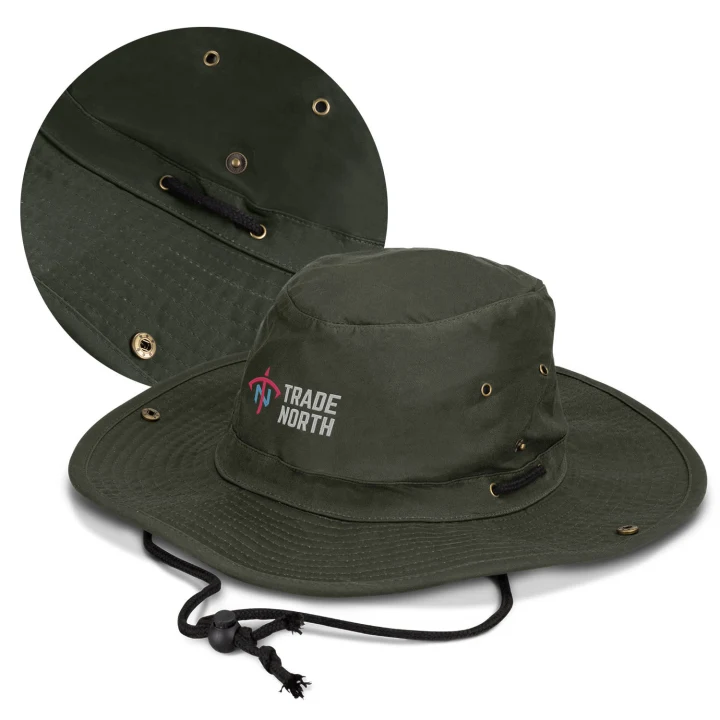 Oilskin Wide Brim Hat - image 1