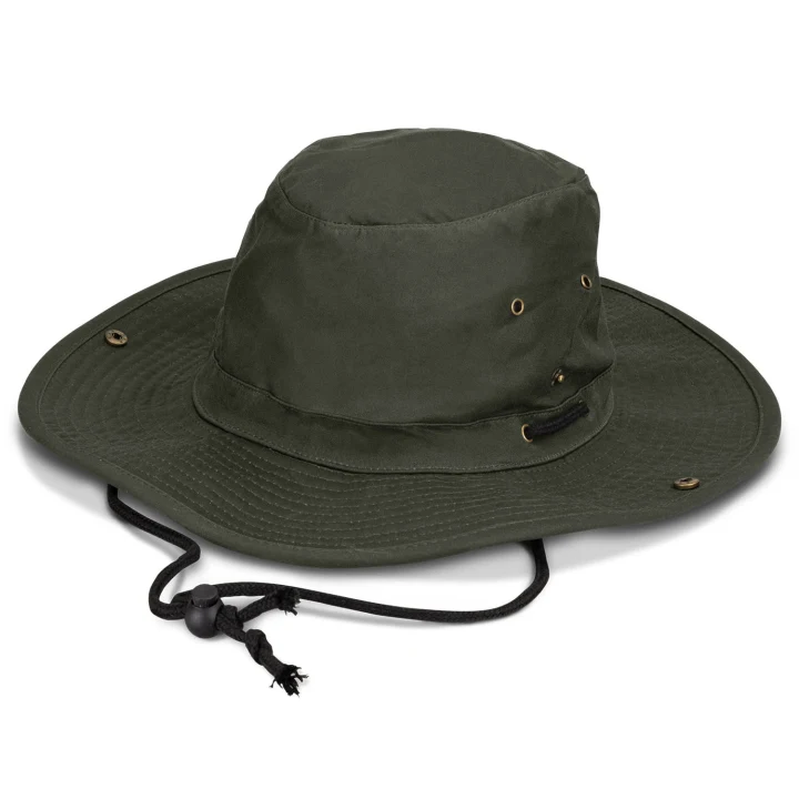 Oilskin Wide Brim Hat - image 2
