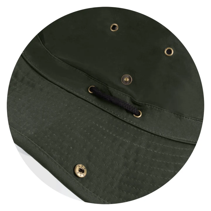 Oilskin Wide Brim Hat - image 3