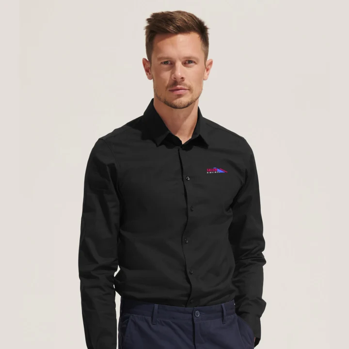 SOLS Blake Men's Long Sleeve Shirt - image 7