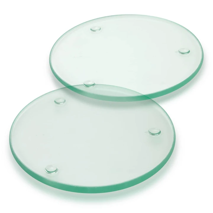 Venice Glass Coaster - Set of 2 - Round - Full Colour - image 2