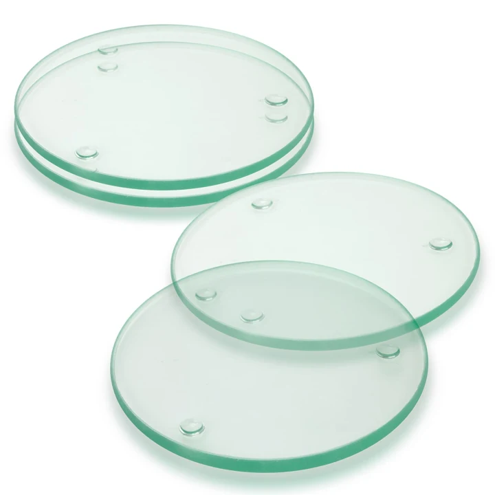 Venice Glass Coaster - Set of 4 - Round - Full Colour - image 2