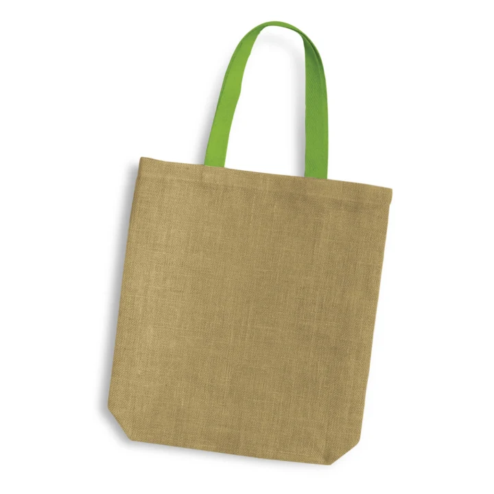 Thera Jute Tote Bag - Coloured Handles - image 5