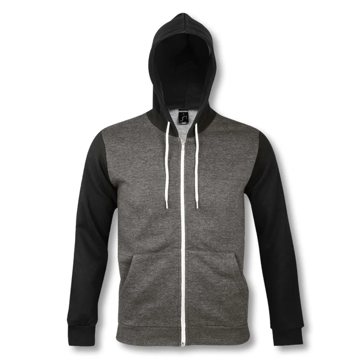 SOLS Silver Unisex Zipped Sweatshirt - image 2