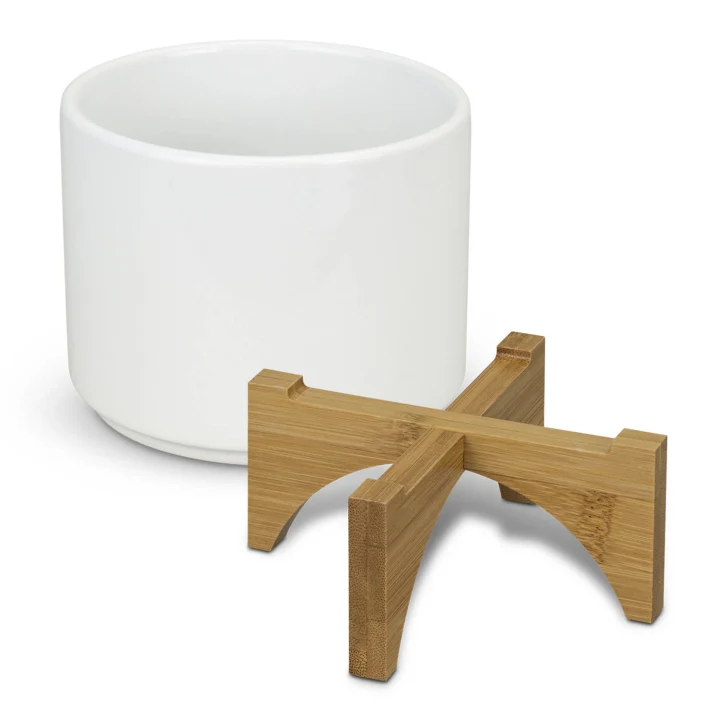 Planter with Bamboo Base - image 3