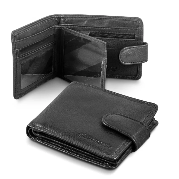 Pierre Cardin Leather Wallet and Belt Gift Set - image 3