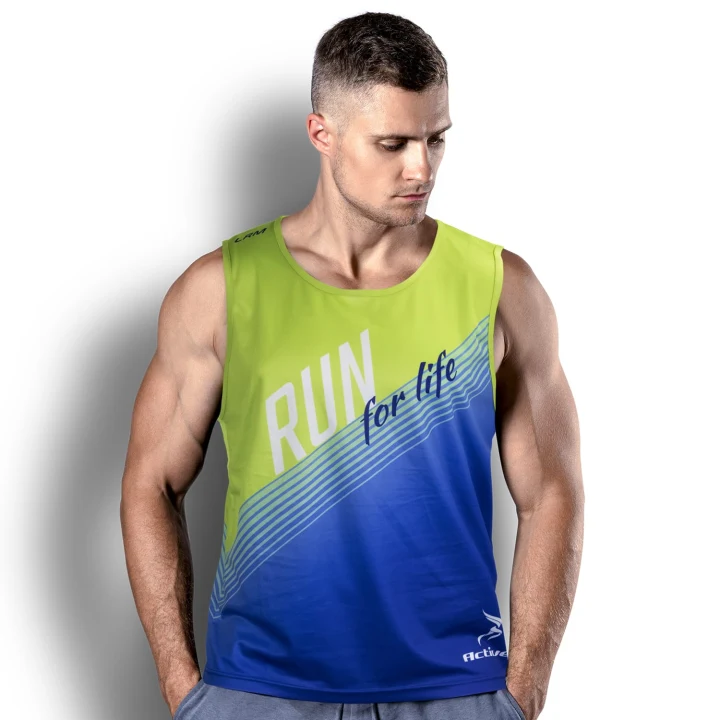 Custom Mens Sports Singlet - image 1