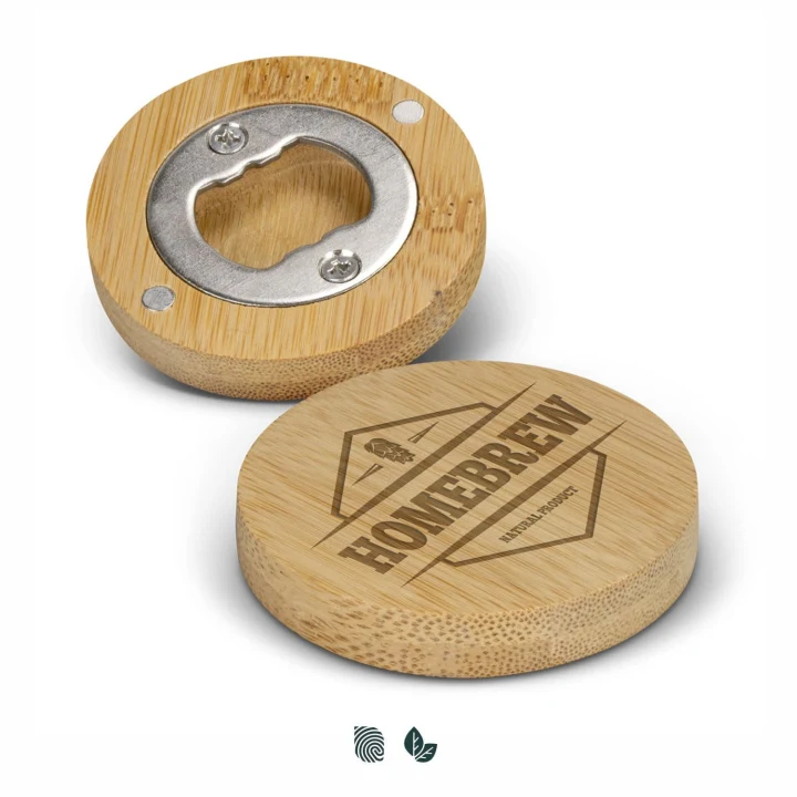 Bamboo Bottle Opener - image 1