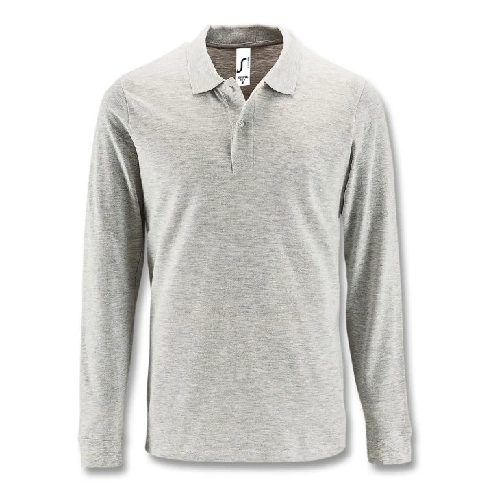 SOLS Perfect Men's Long Sleeve Polo - image 2
