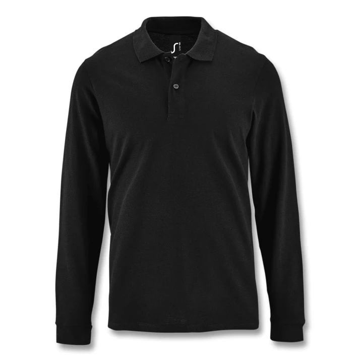 SOLS Perfect Men's Long Sleeve Polo - image 4