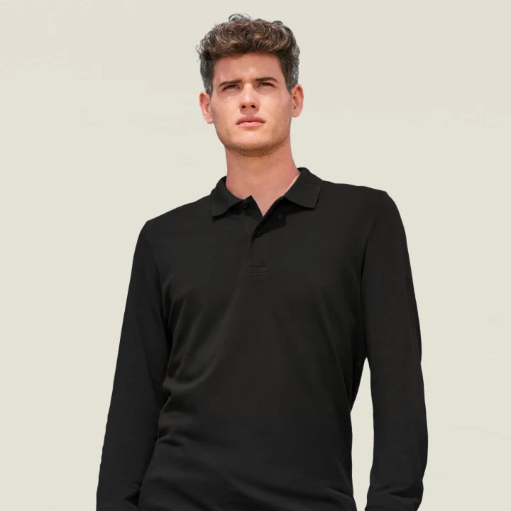 SOLS Perfect Men's Long Sleeve Polo - image 6