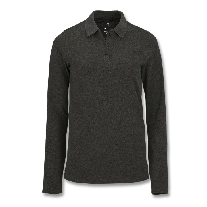 SOLS Perfect Women's Long Sleeve Polo - image 3