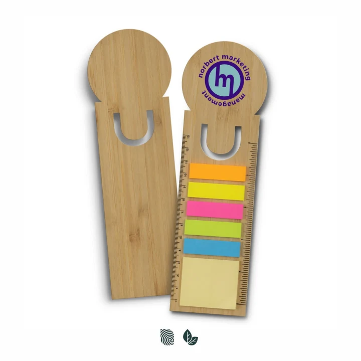 Bamboo Ruler Bookmark - Round - image 1