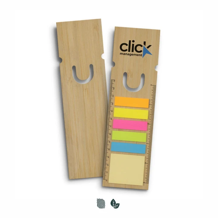 Bamboo Ruler Bookmark - Square - image 1