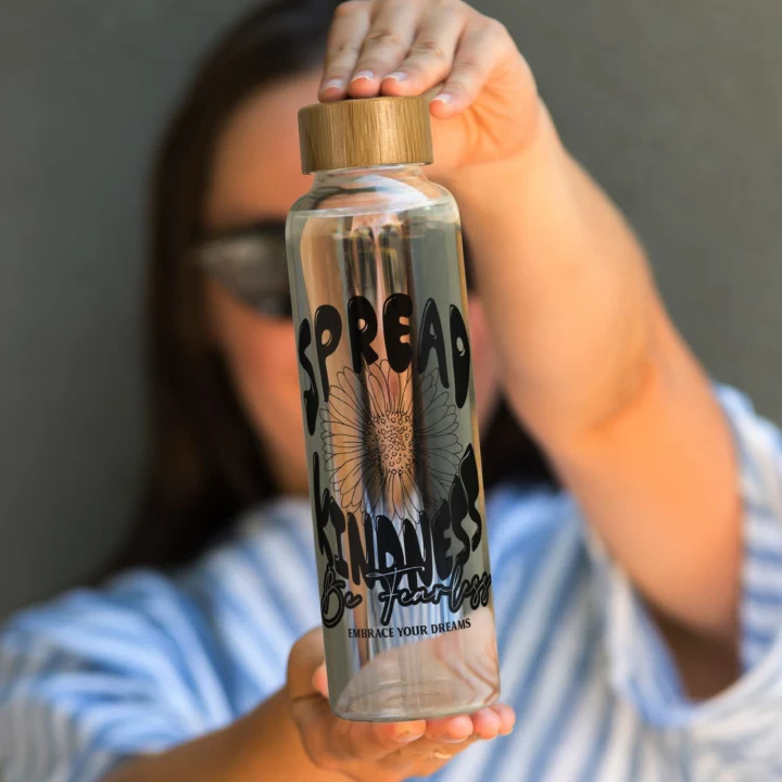 Eden Glass Bottle Bamboo Lid - image 8