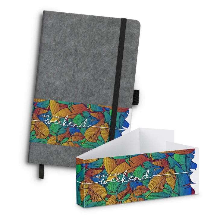 RPET Felt Hard Cover Notebook - image 8