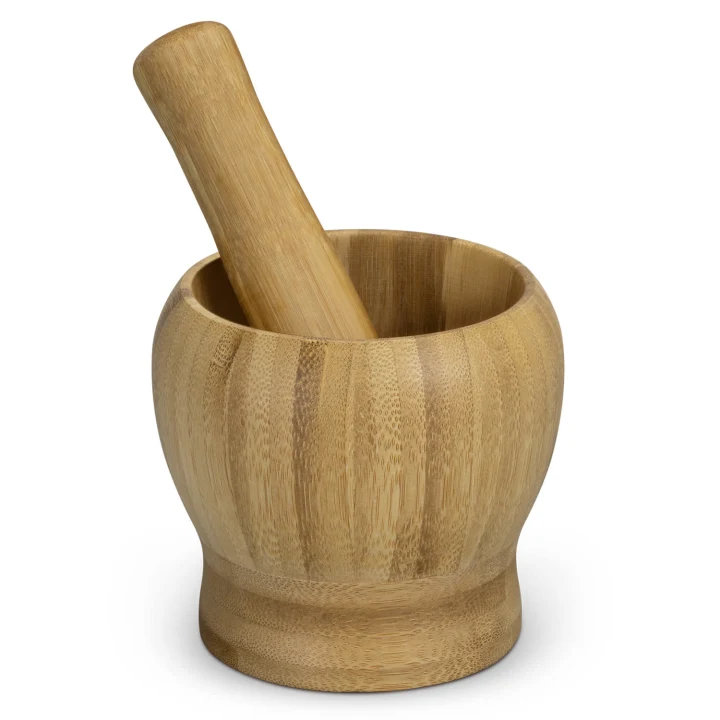 NATURA Bamboo Mortar and Pestle - image 3