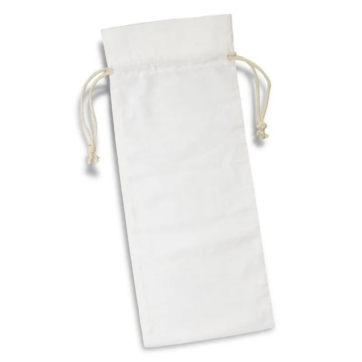 Cotton Wine Drawstring Bag - image 3