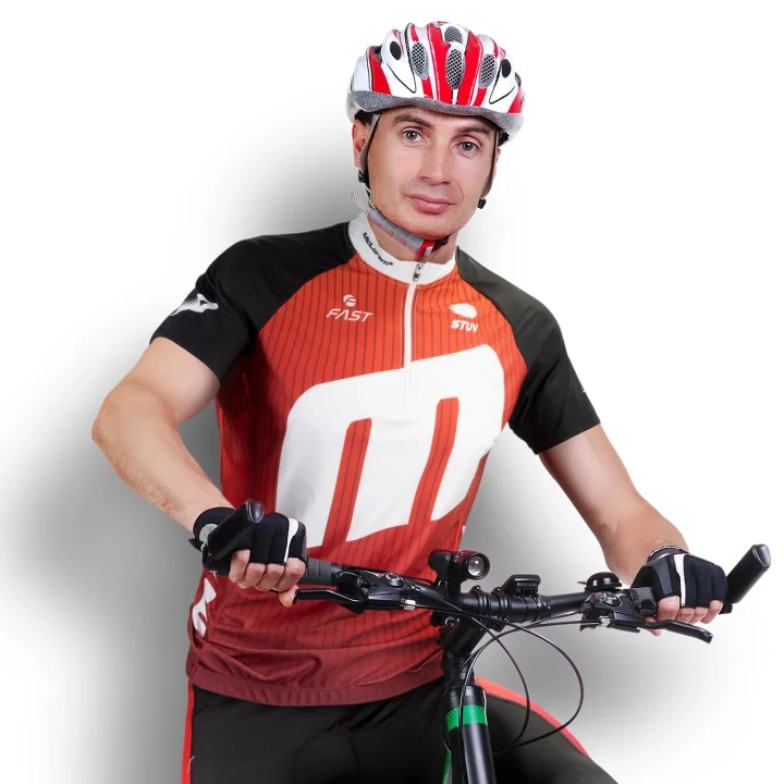 Custom Mens Cycling Top - image 1
