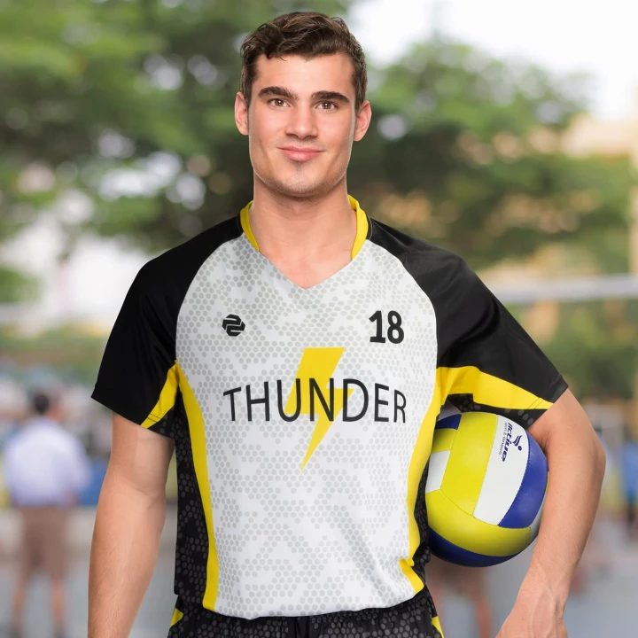 Custom Mens Volleyball Top - image 4