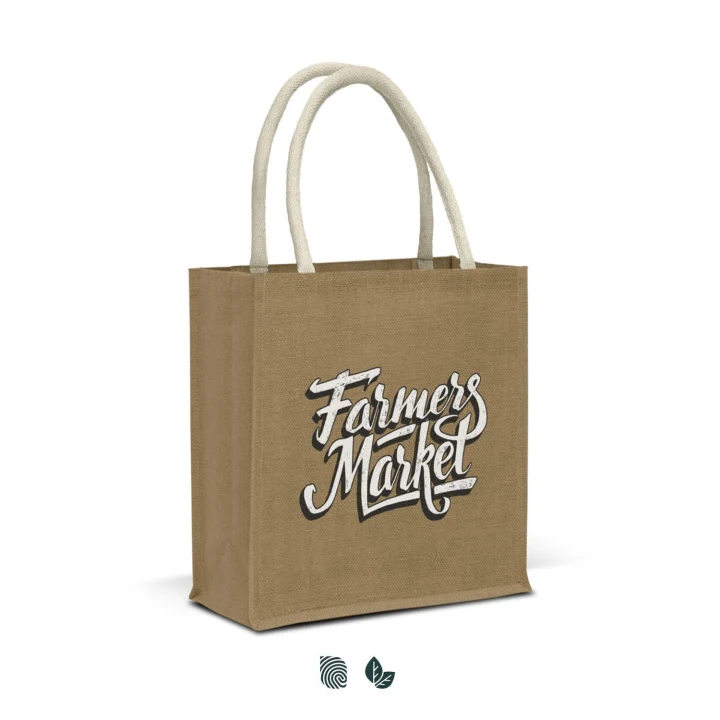 Lanza Starch Jute Tote Bag - image 1