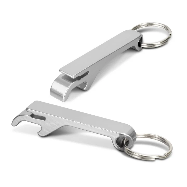 Snappy Metal Bottle Opener Key Ring - image 2