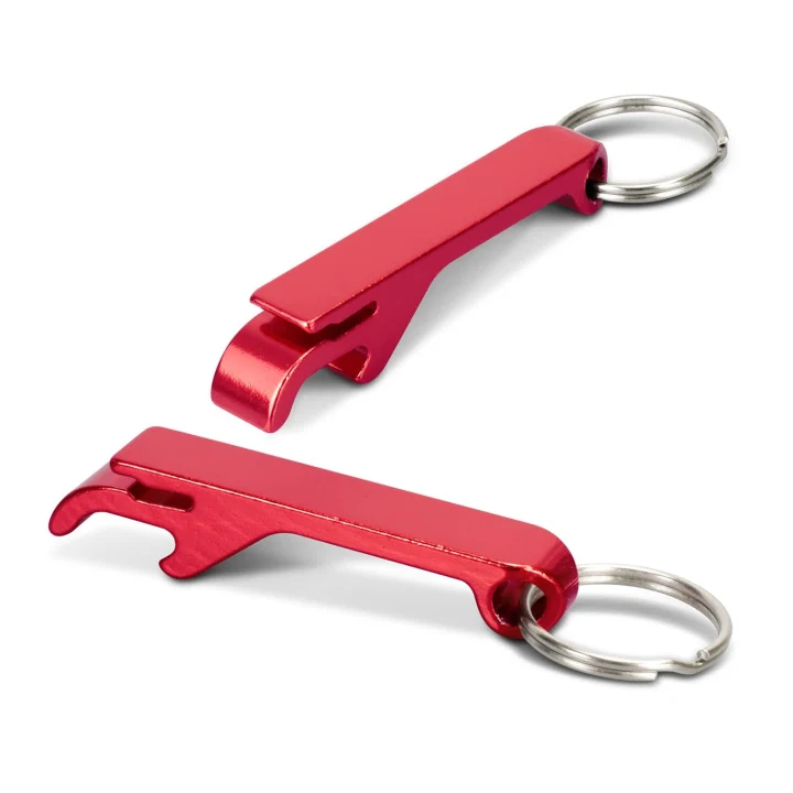 Snappy Metal Bottle Opener Key Ring - image 4