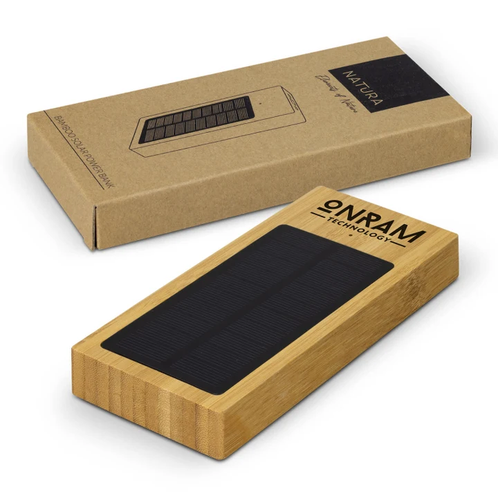 NATURA Bamboo Solar Power Bank - image 1