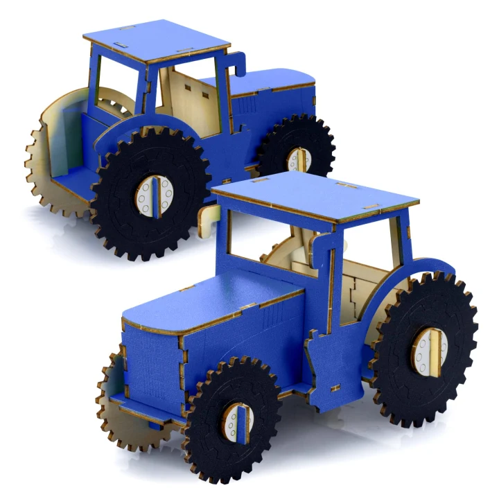 BRANDCRAFT Tractor Wooden Model - image 7