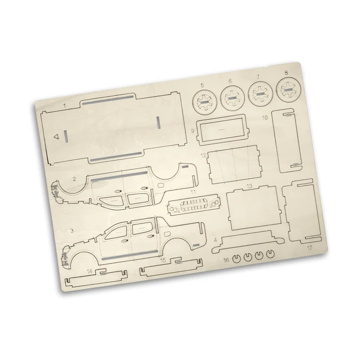 BRANDCRAFT UTE Wooden Model - image 4