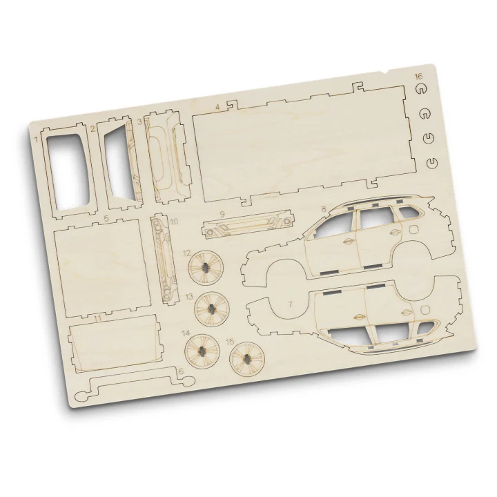 BRANDCRAFT SUV Wooden Model - image 4