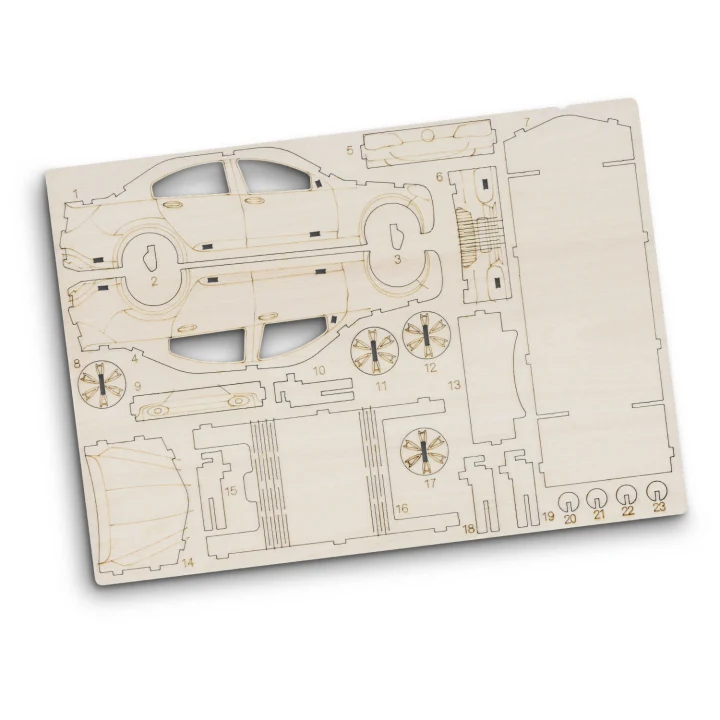 BRANDCRAFT Sedan Car Wooden Model - image 4