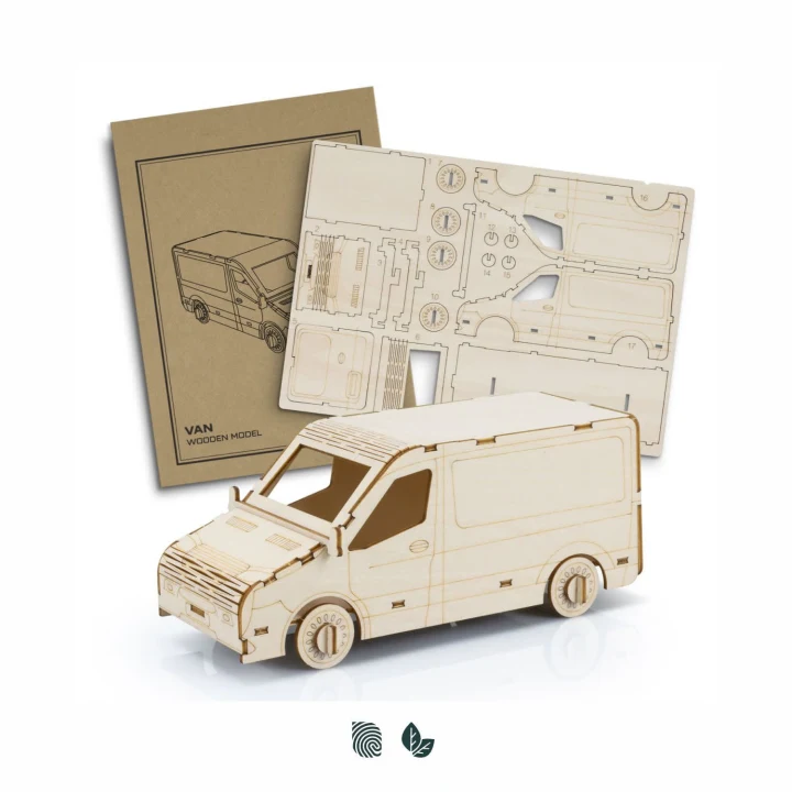 BRANDCRAFT Van Wooden Model - image 1