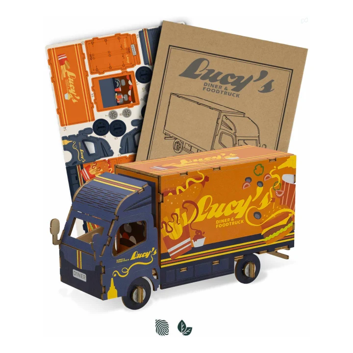 BRANDCRAFT Small Truck Wooden Model - image 1