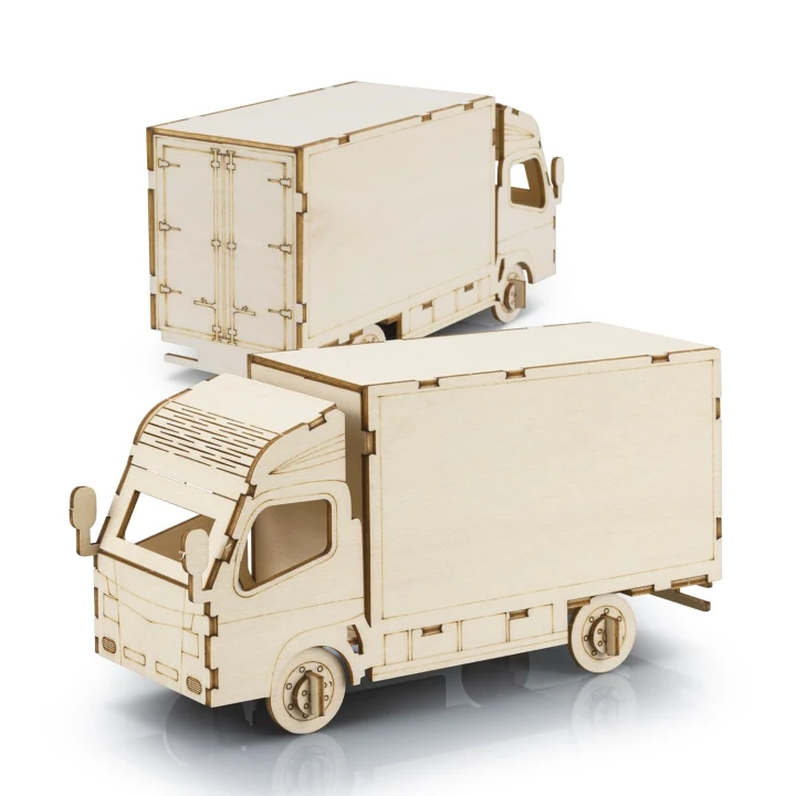 BRANDCRAFT Small Truck Wooden Model - image 3