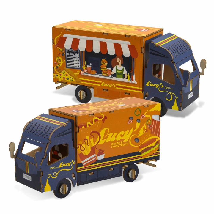 BRANDCRAFT Small Truck Wooden Model - image 5