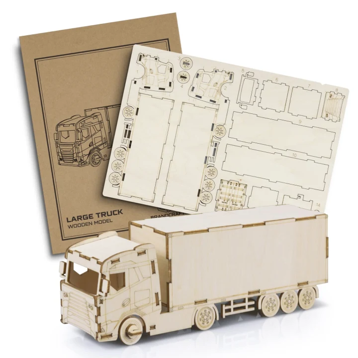 BRANDCRAFT Large Truck Wooden Model - image 2