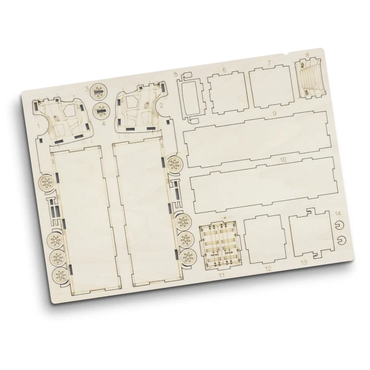 BRANDCRAFT Large Truck Wooden Model - image 4