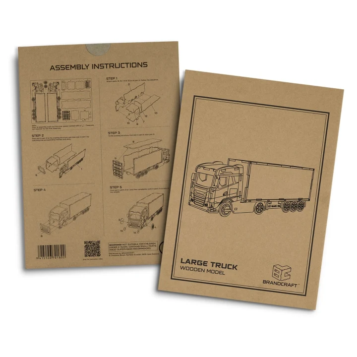 BRANDCRAFT Large Truck Wooden Model - image 5