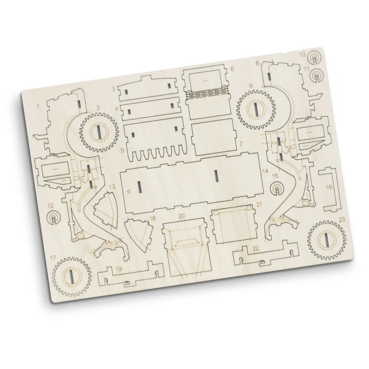 BRANDCRAFT Wheel Loader Wooden Model - image 4