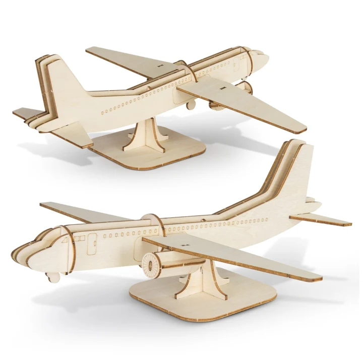 BRANDCRAFT Jet Plane Wooden Model - image 3