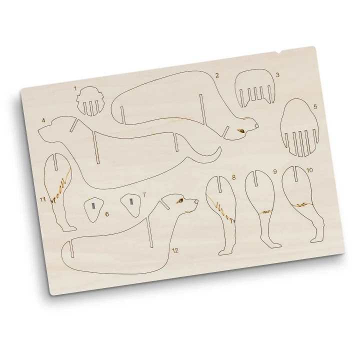 BRANDCRAFT Dog Wooden Model - image 4