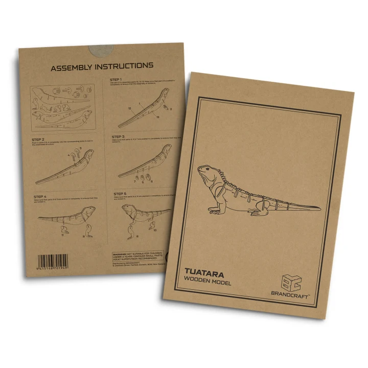 BRANDCRAFT Tuatara Wooden Model - image 4