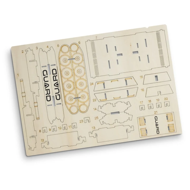 BRANDCRAFT Tank Wooden Model - image 7