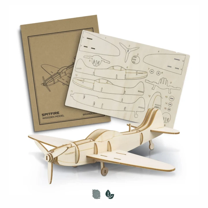 BRANDCRAFT Spitfire Wooden Model - image 1