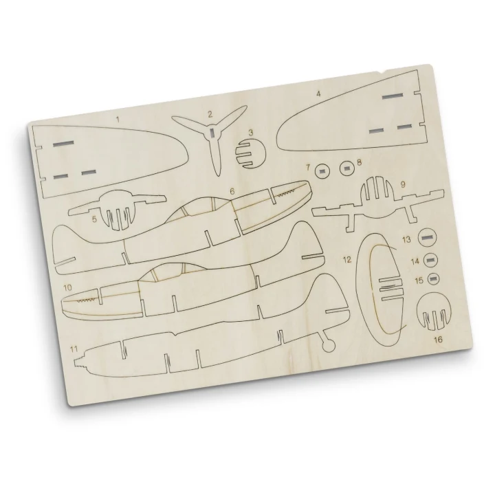 BRANDCRAFT Spitfire Wooden Model - image 4