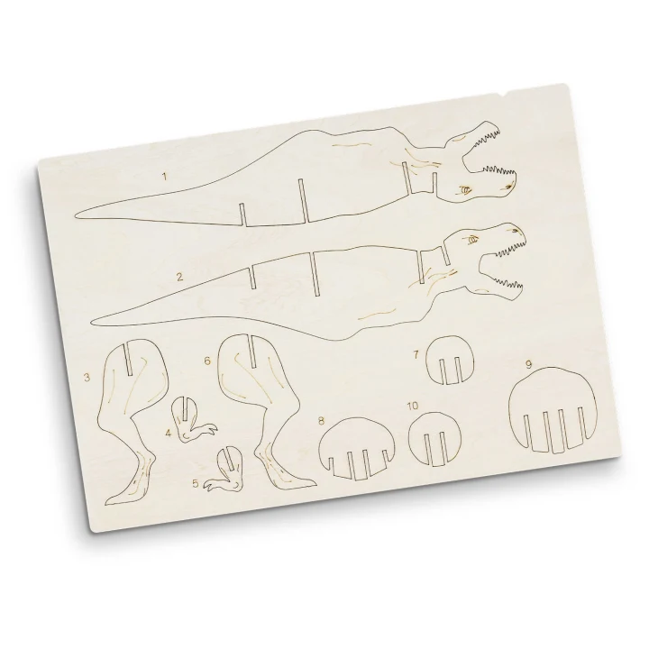 BRANDCRAFT Tyrannosaurus Rex Wooden Model - image 4